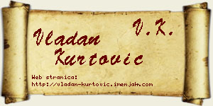 Vladan Kurtović vizit kartica